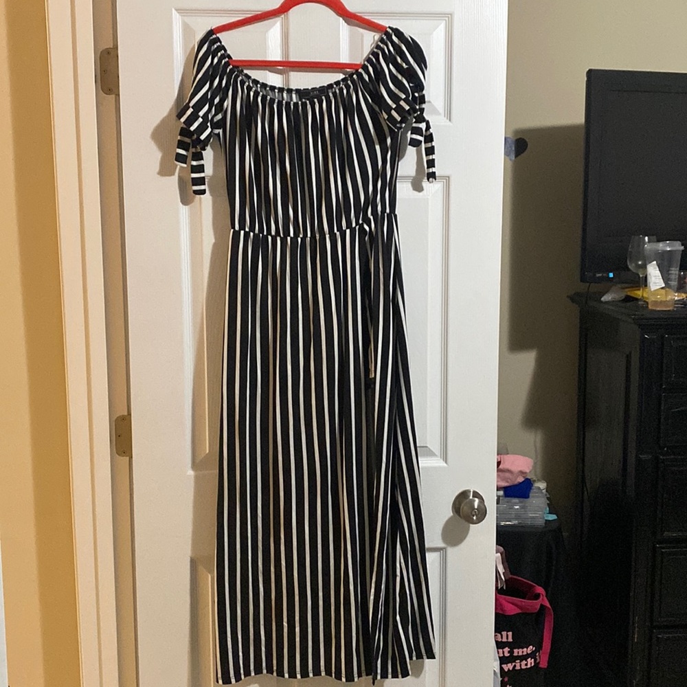 Striped dress/romper